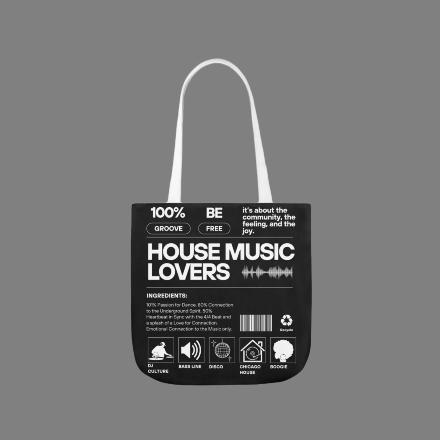 House Music Lovers [Tote Bag]